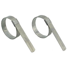 36006 1-1-2X5-8 Galv Center Punch Clamp - Silver 1.5 Inch Diameter