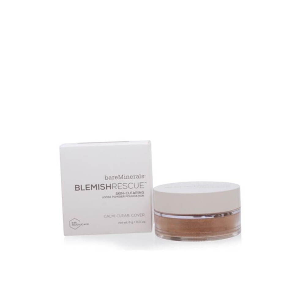Bareminerals  0.21 oz Blemish Rescue Skin Clearing Foundation - No.5.5 New Neutral Deep