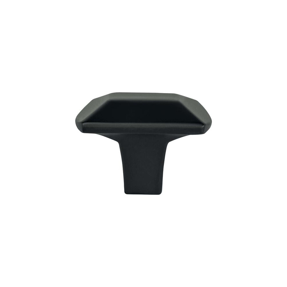 Laura Matte Black Cabinet Door Knob 722985083310