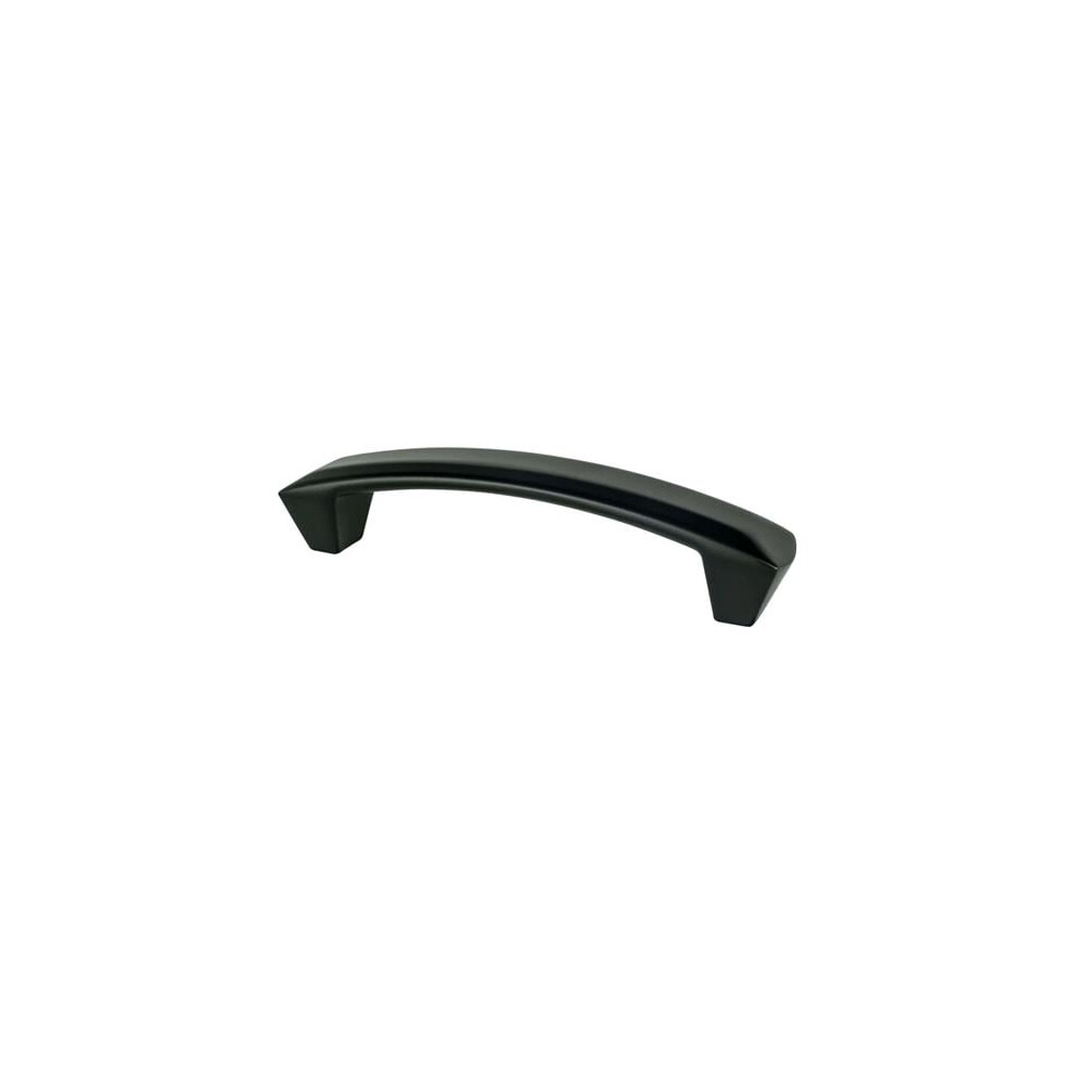 96 Mm Laura Center To Center Matte Black Door Pull 722985083549