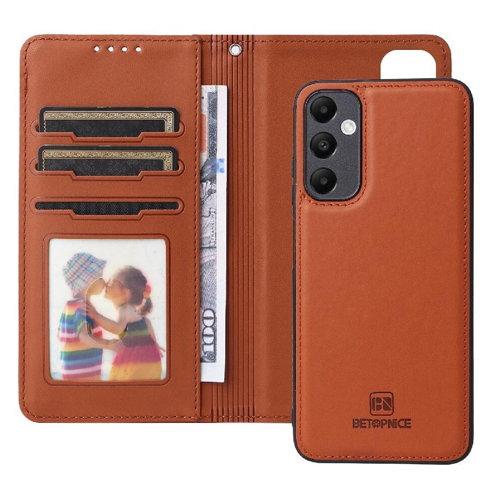 (Brown) Samsung Galaxy A05s Rfid Blocking Flip Case Brown 764549354795