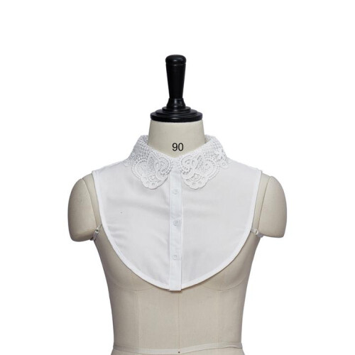 (B) New Ruffle Detachable Collars For Women Tie
