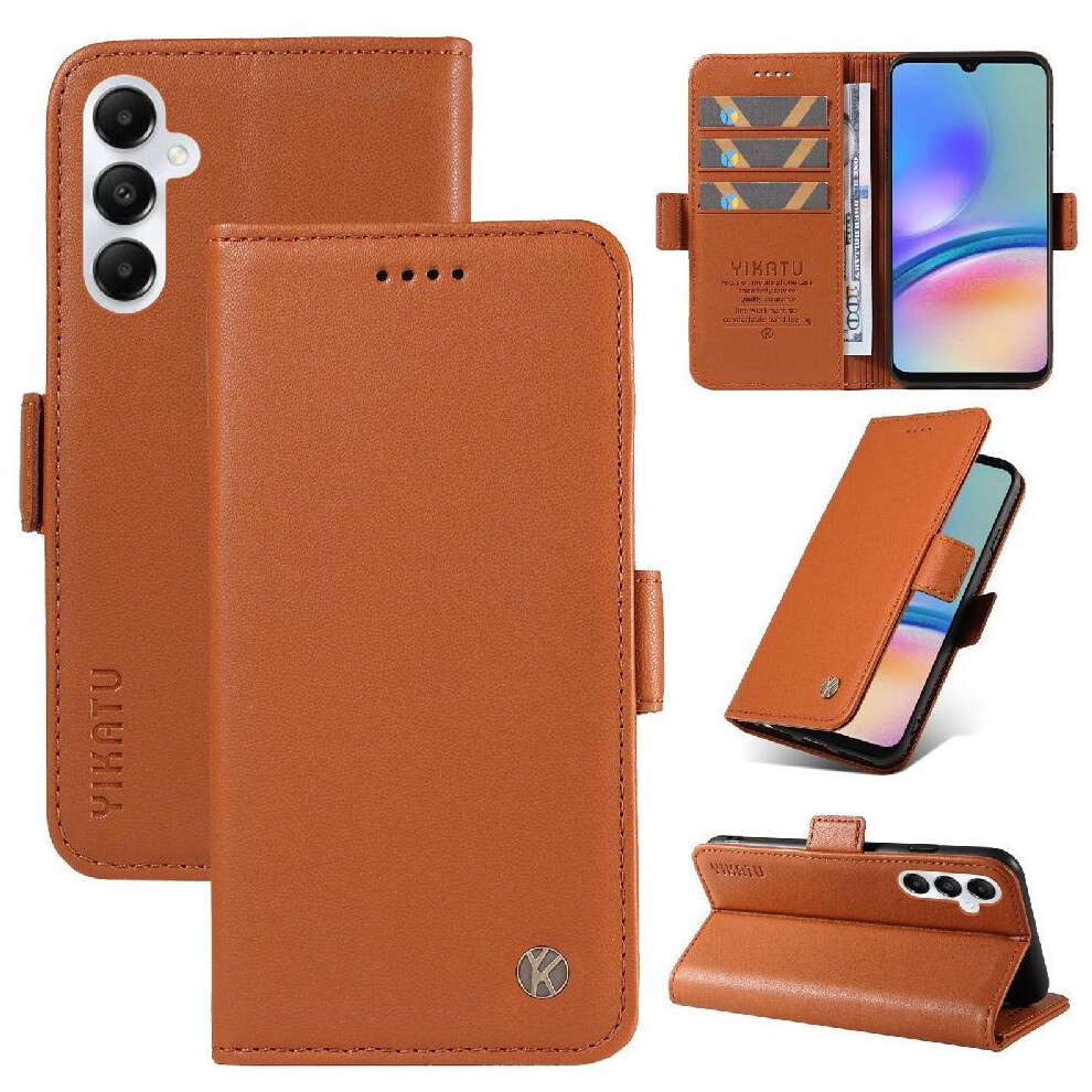 (Brown) Flip Case For Samsung Galaxy A05s With Card Slots Brown 764549355303