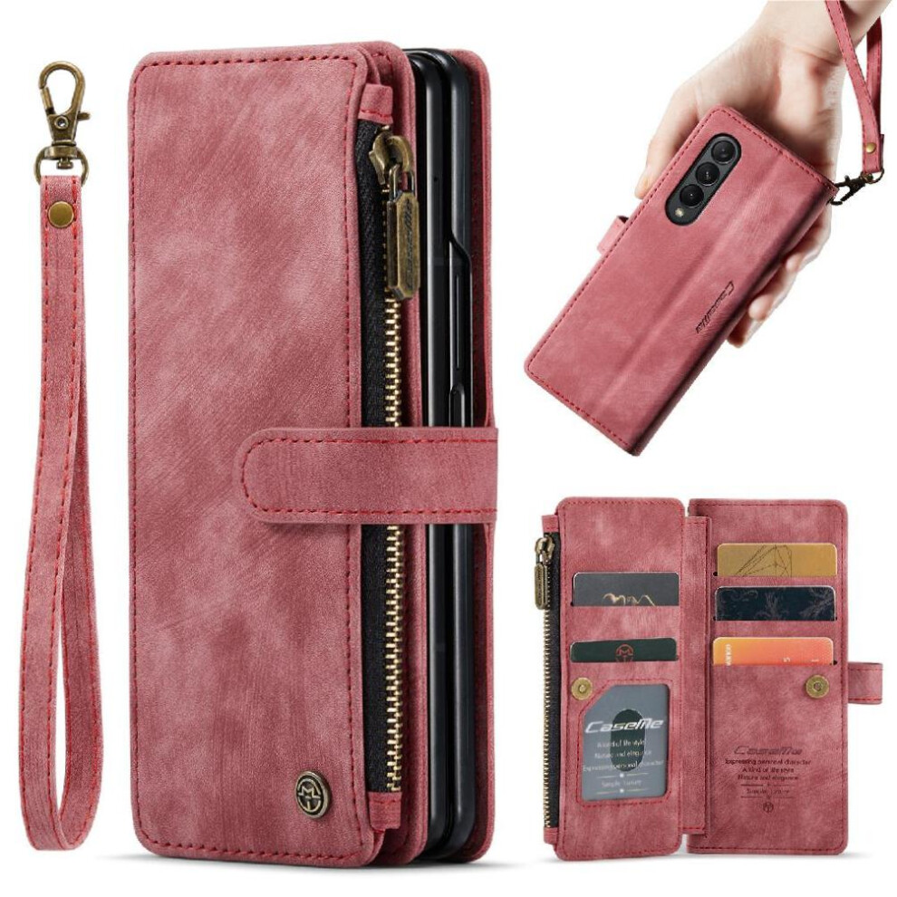 (Red) Samsung Galaxy Z Fold3 5G Case By Caseme Red 764549356096
