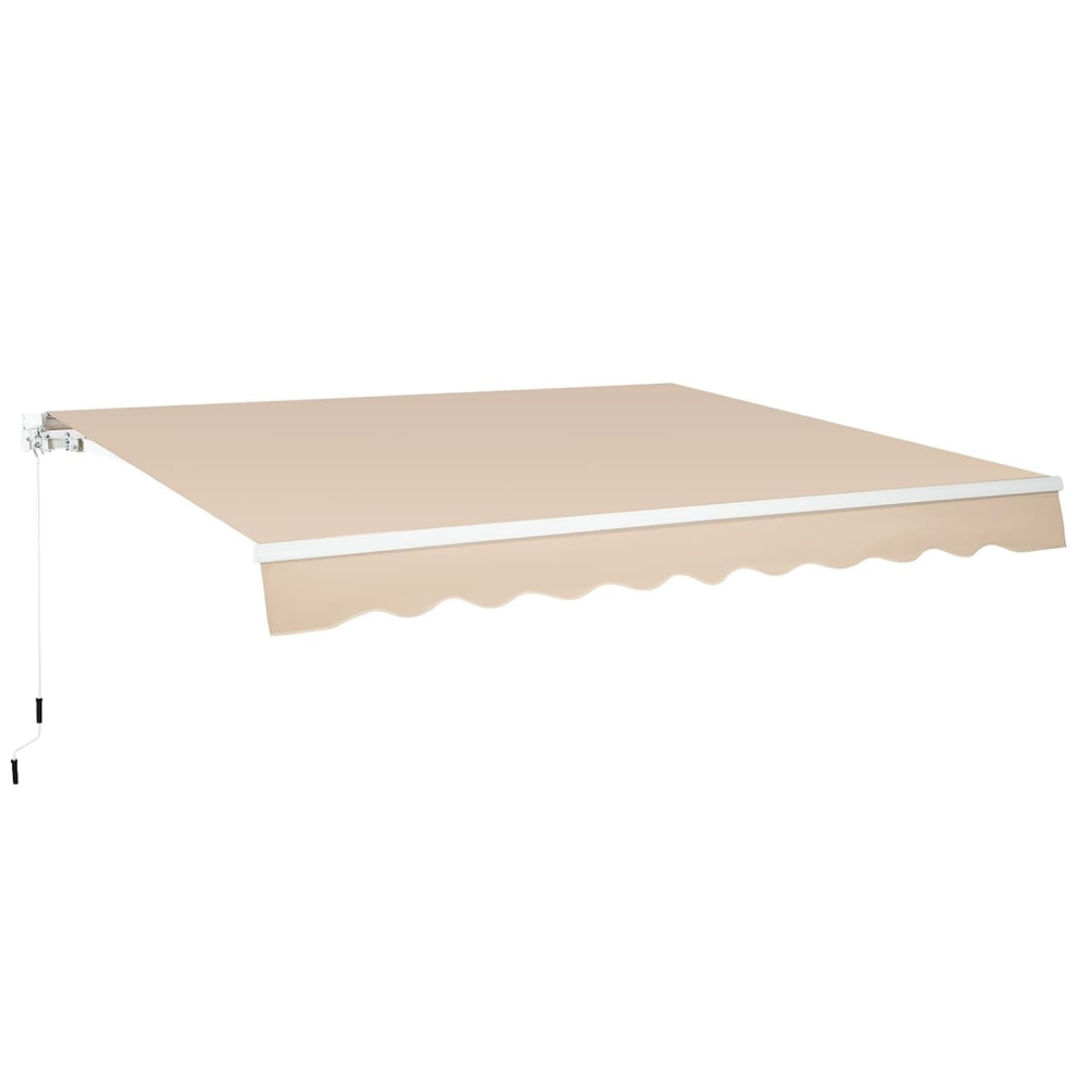 YODOLLA 3 × 2.5m Awnings Outdoor Garden Awning Canopy, Beige