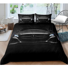 (Single135x200cm)Sports Car Bedding Set Single Double Duvet Cover Bedding