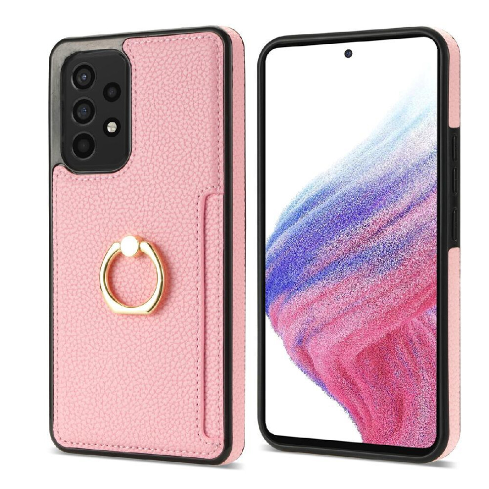 (Pink) Samsung Galaxy A52s 5G Case With Kickstand Pink 764549356720