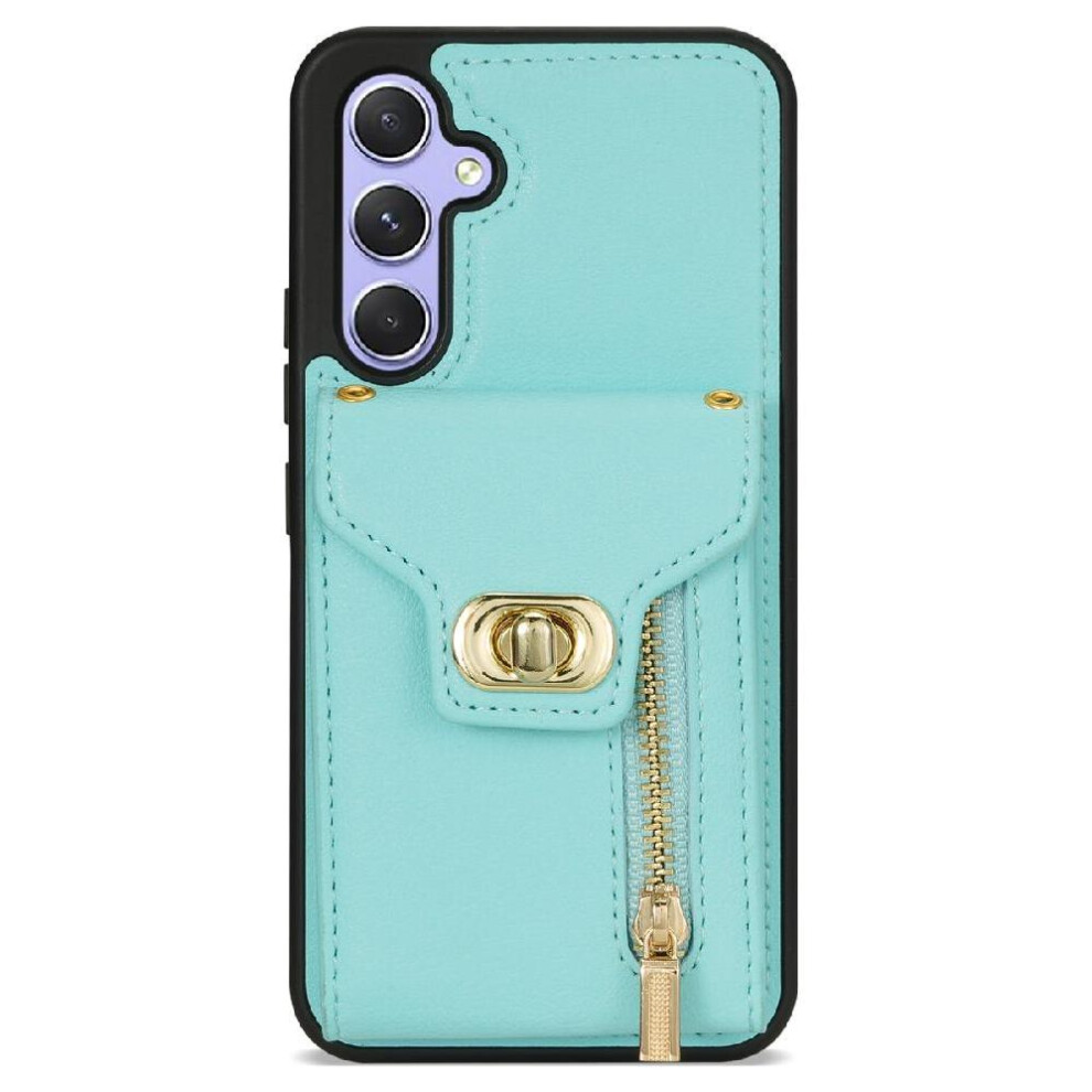 (Green) Magnetic Wallet Case For Samsung Galaxy S23 Fe Green 764549357444