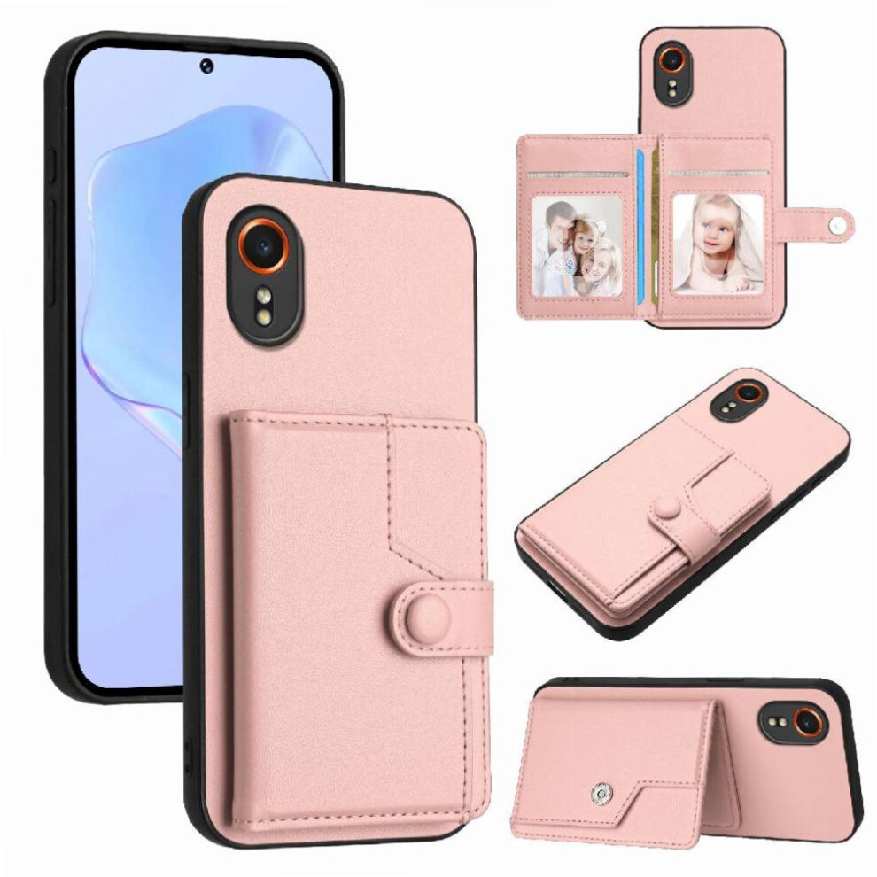 (Pink) Samsung Galaxy Xcover 7 Case With Kickstand Pink 764549357635