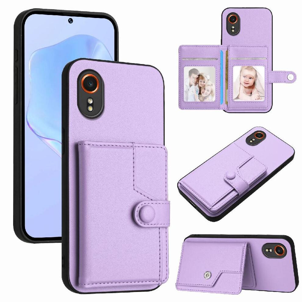 (Purple) Samsung Galaxy Xcover 7 Case With Kickstand Purple 764549357642