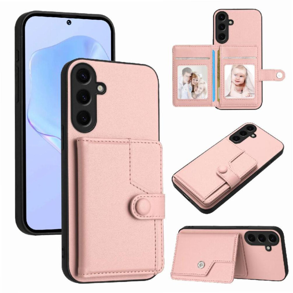 (Pink) Samsung Galaxy S24 Plus Case Kickstand Function Pink 764549357697