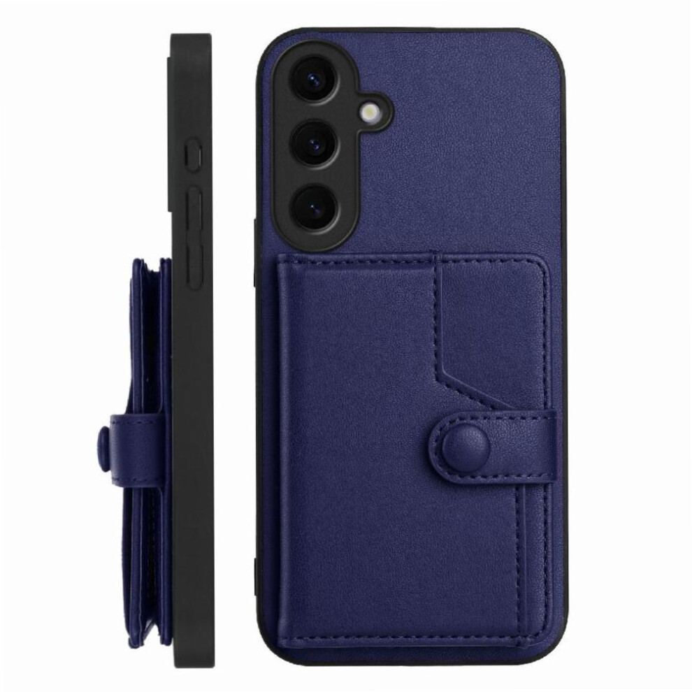 (Blue) Samsung Galaxy S24 Case With Kickstand Function Blue 764549357741