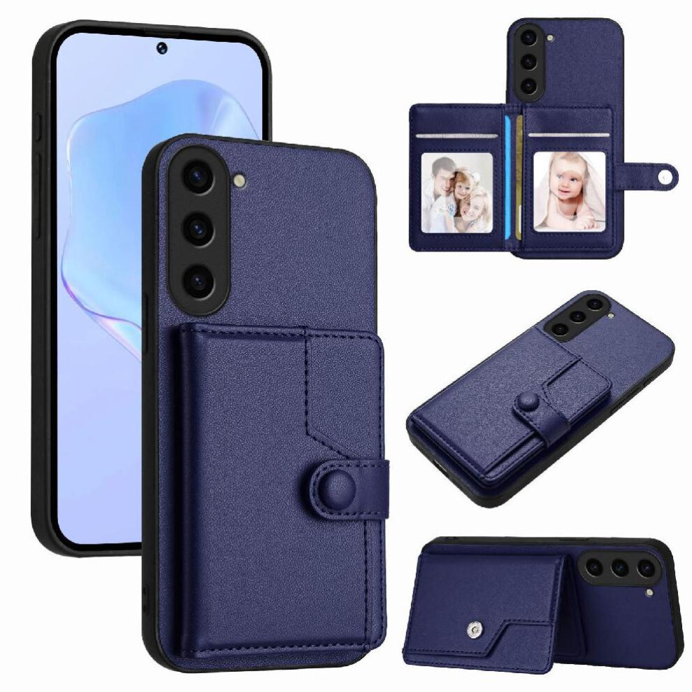 (Blue) Samsung Galaxy S23 Case With 5G & Kickstand Blue 764549357987
