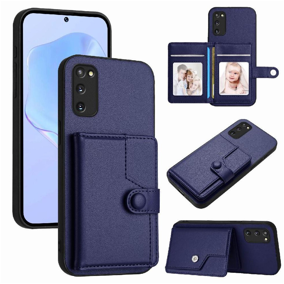 (Blue) Samsung Galaxy S20 Fe Case With Kickstand Blue 764549358106