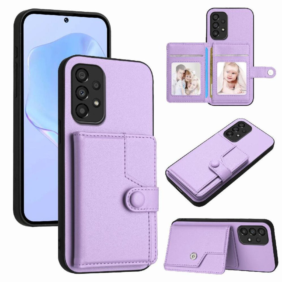 (Purple) Samsung Galaxy A33 Case: Kickstand, Durable Purple 764549358663