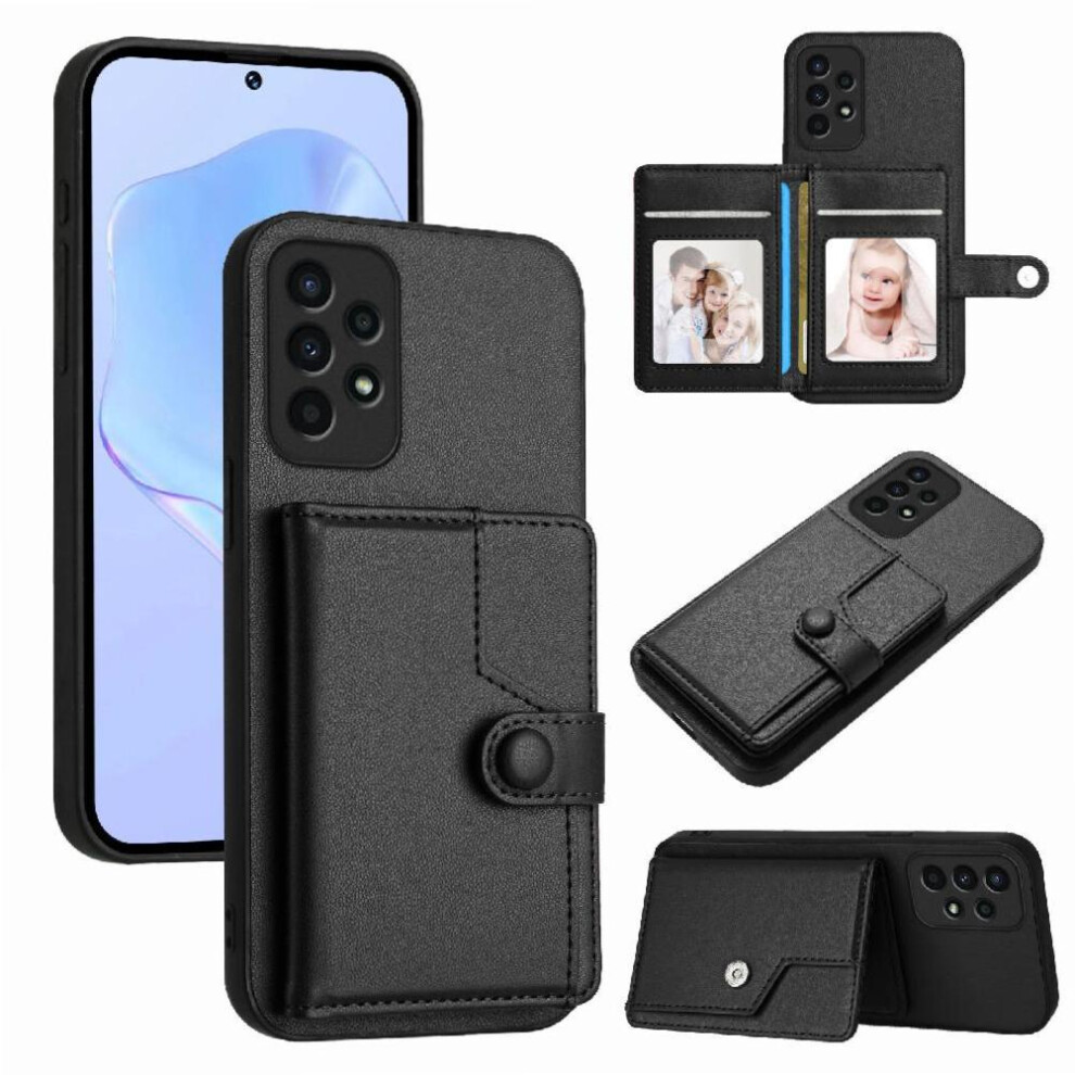Gangxun Black (Black) Samsung Galaxy A13 Case With Kickstand Function