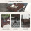 Outsunny Outsunny Foldable Outdoor Coffee Table, Steel Frame Rattan Side Table, Brown 6