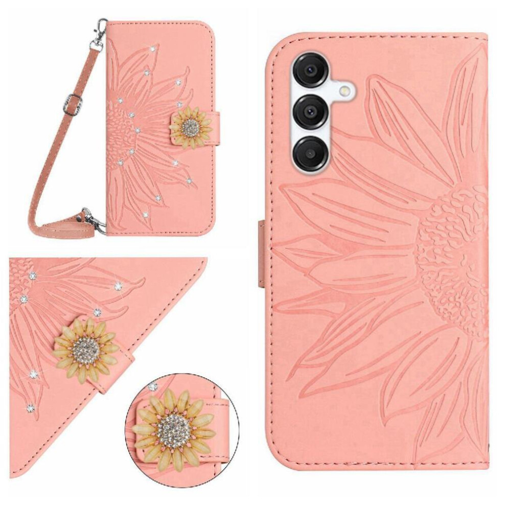 (Pink) Samsung Galaxy A26 5G Leather Wallet Case Pink 764549359622