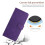 (Purple) Samsung Galaxy A26 5g Leather Flip Wallet Case 5