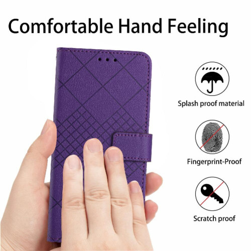 (Purple) Samsung Galaxy A26 5g Leather Flip Wallet Case 2