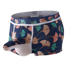 (L,style 9)Men's Underwear Boxer Briefs Anti-Chafing Mens Boxer Briefs Separate Pouch