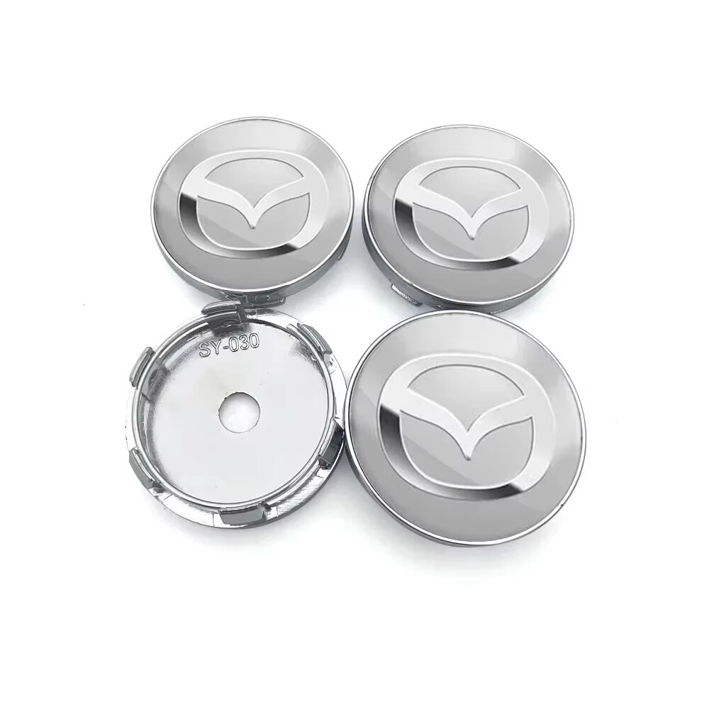 (4Pcs 60Mm Cover3) 4Pcs 60Mm Car Wheel Center Hub Cap Rim Cover Emblem Stickers Or Mazda Speed Atenza Axela Demio Atenza Ms Cx30 Cx7 M3 M6 Mx3 Mx5 6902866099997