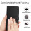 (Black) Samsung Galaxy A06 Flip Case With Hand Strap 4