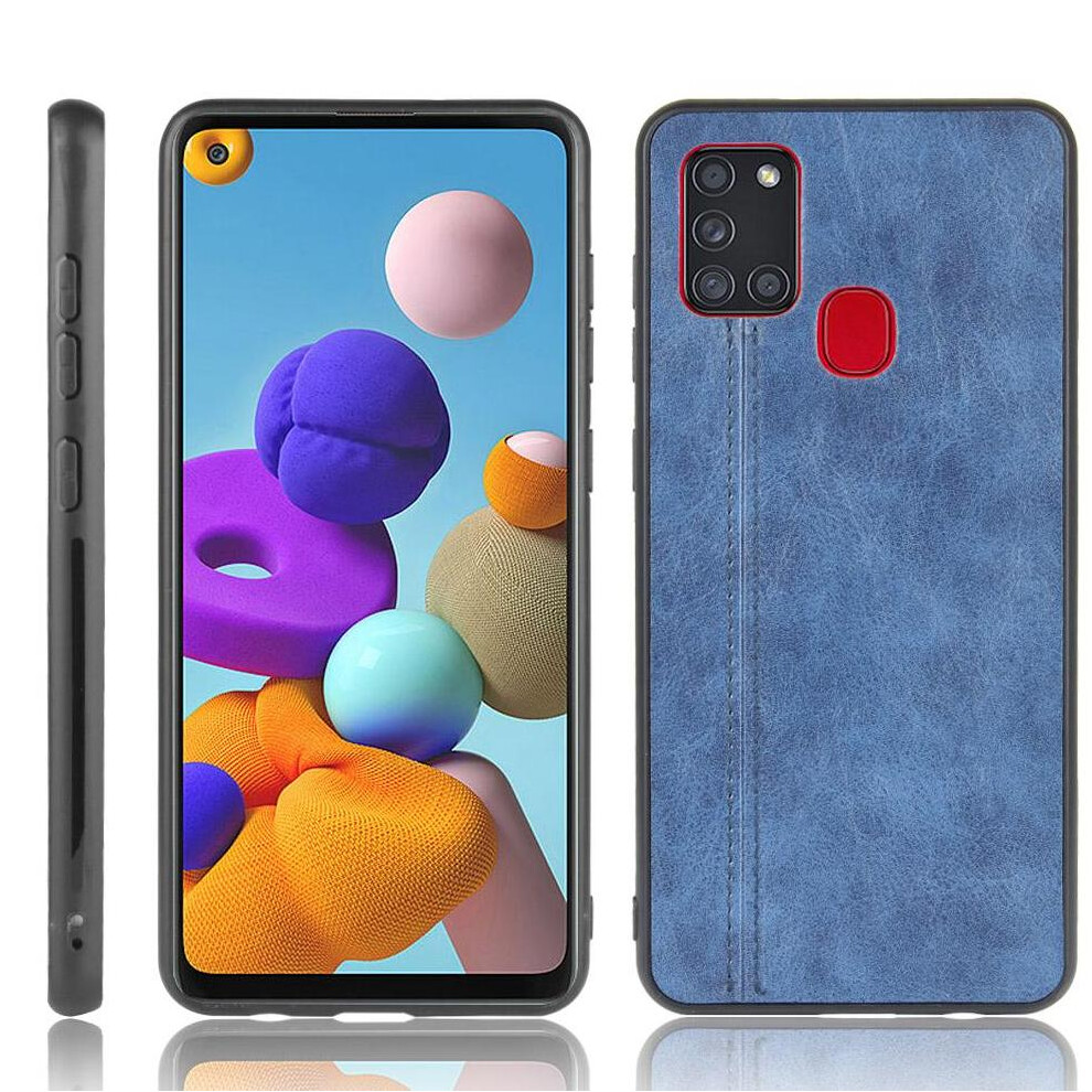 (Blue) Slim Shockproof Case For Samsung Galaxy A21s Blue 764549360864