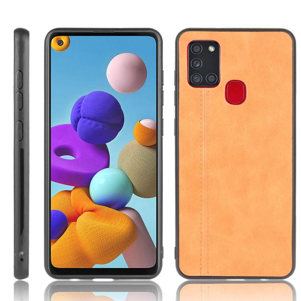 (Yellow) Slim Shockproof Case For Samsung Galaxy A21s Yellow 764549360857