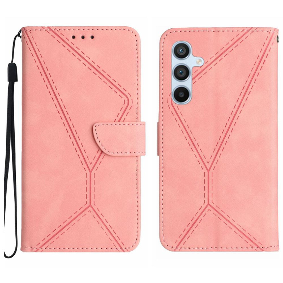 (Pink) Samsung Galaxy S24 Plus Tpu Leather Case Pink 764549363926