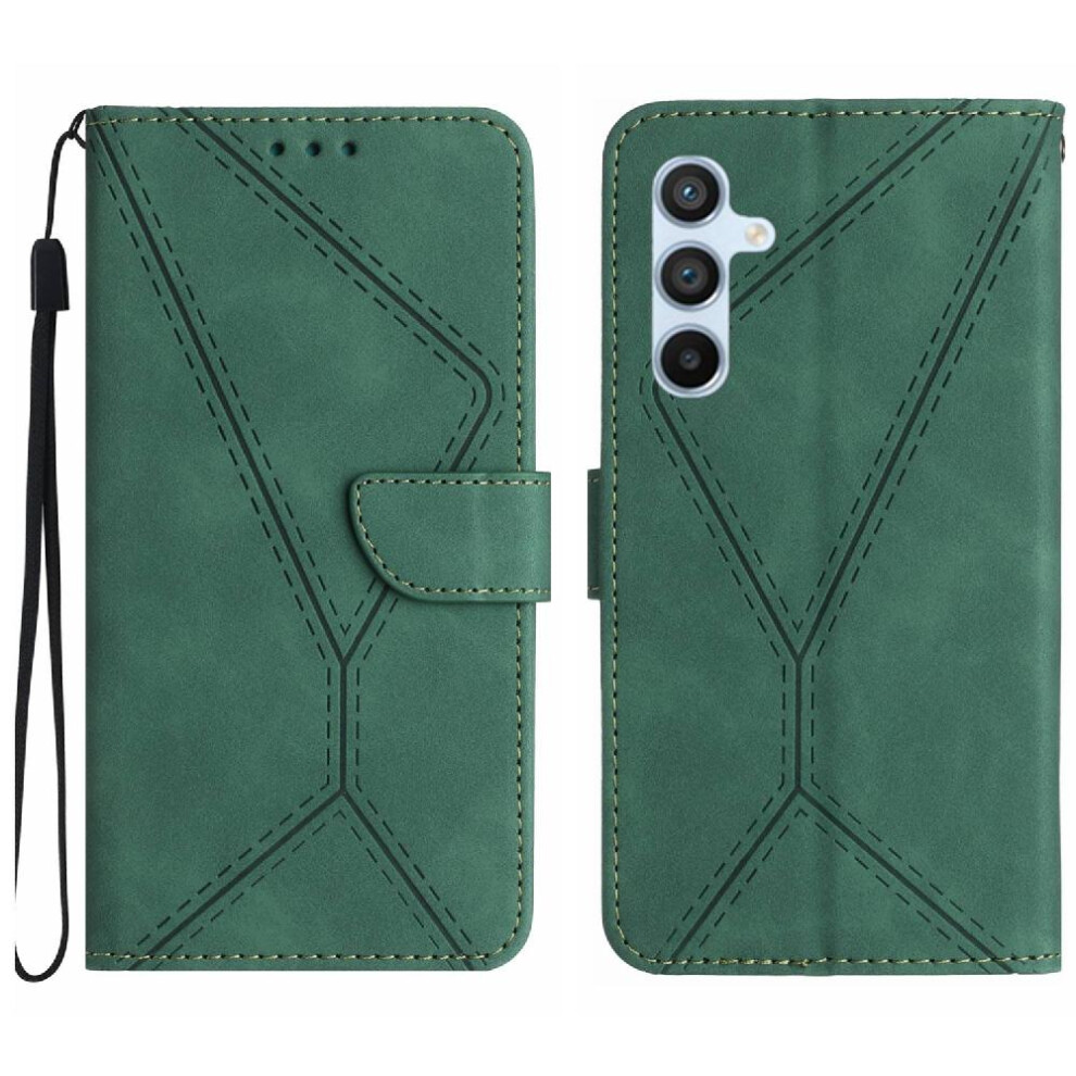 (Green) Samsung Galaxy S24 Plus Tpu Leather Case Green 764549363964