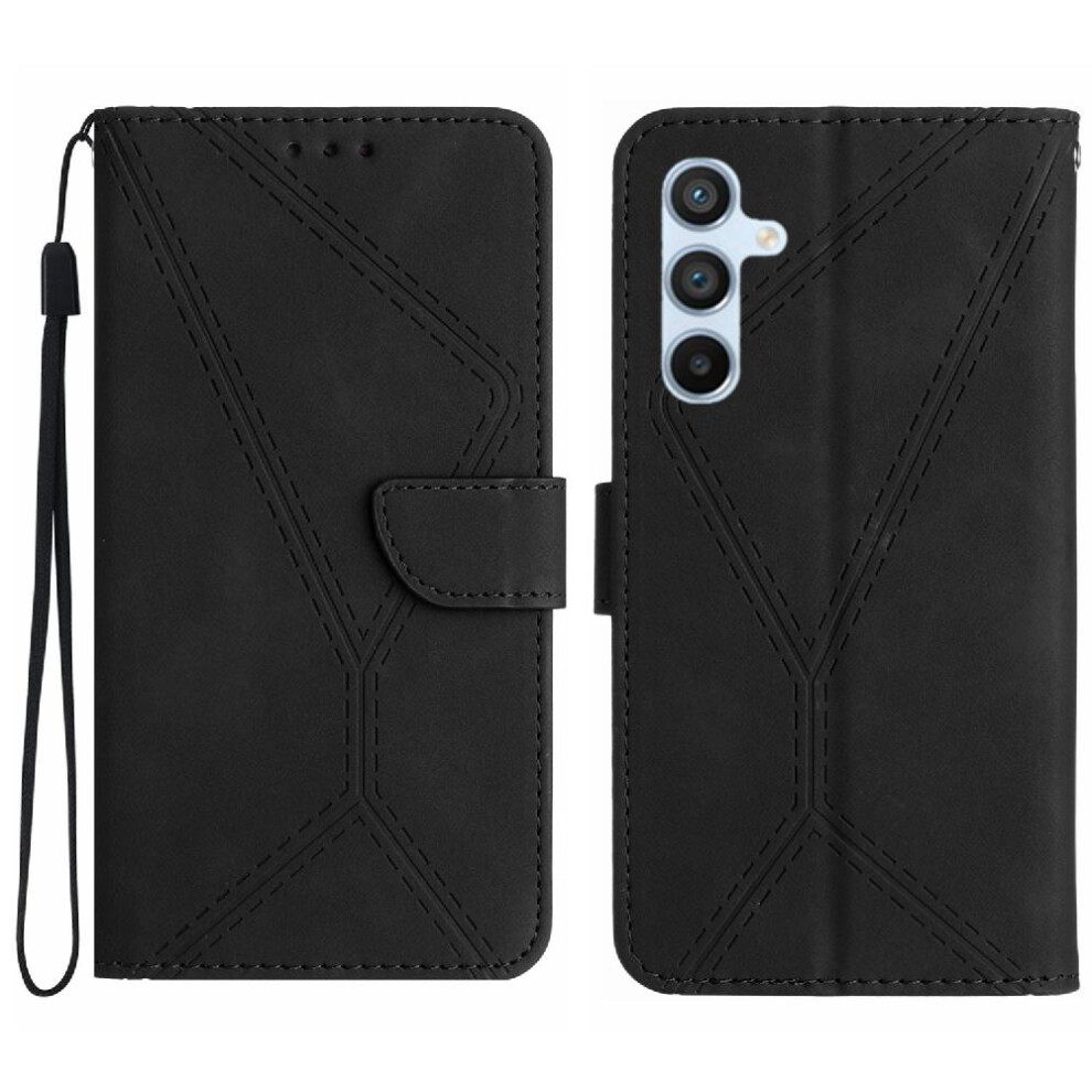 (Black) Samsung Galaxy S24 Plus Tpu Leather Case Black 764549363957