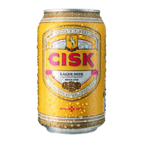 CISK Maltese Lager Can 330ml 4.2% ABV