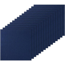 Vevor ZZFKDT2424YCU83VVV0 24 x 24 in. Squares Self Adhesive Carpet Floor Tile, Dark Blue - Pack of 15