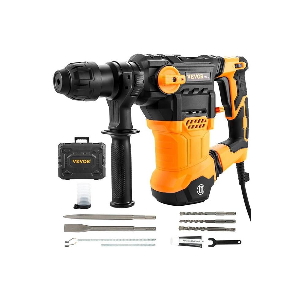 Vevor YSDCZXMC32MM1HR4RV1 1.25 in. 4 Modes SDS-Plus Chipping Hammers Rotary Hammer Drill Corded Drills