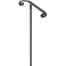 Vevor LTFSSHSWDZJSFS001V0 Handrail Wrought Iron Post Railing, Gray