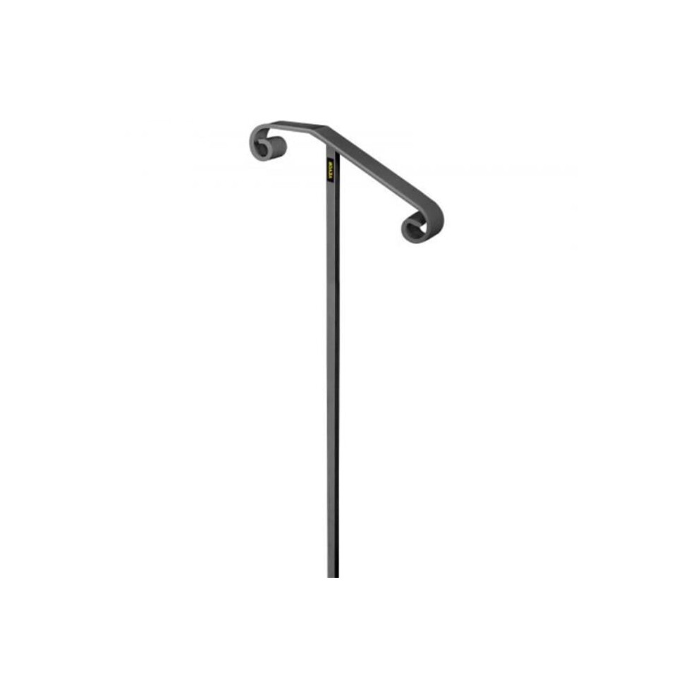 Vevor LTFSSHSWDZJSFS001V0 Handrail Wrought Iron Post Railing, Gray