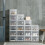 Homcom HOMCOM 18PCS Stackable Clear Plastic Shoe Storage Box for UK/EU Size 12/46 1