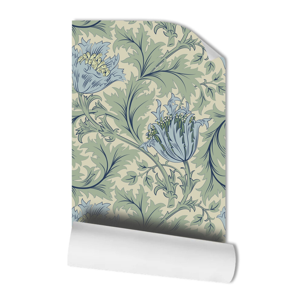 Photos - Wallpaper  Vintage Floral , Self-Adhesive Flowers Wall Sticker, Use as Wall Paper, Contact Paper or Shelf Paper 38.(SNSWP131)