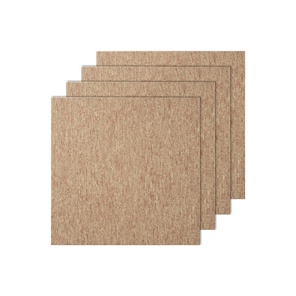 Vevor KCXFKDT2020YE3HSRV0 20 x 20 in. Reusable Carpet Tiles, Dark Brown - 16 Tiles