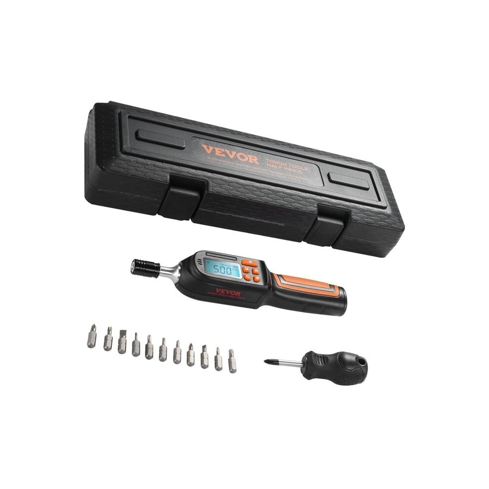 Vevor NJLSDSXK26670HHEWV0 Digital Torque Screwdriver, 0.25 in. Drive Screwdriver Torque Wrench