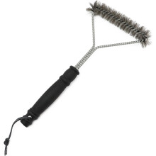 Triangle BBQ Grill Cleaning Brush Heavy-Duty 3-Sided Grill Cleaner
