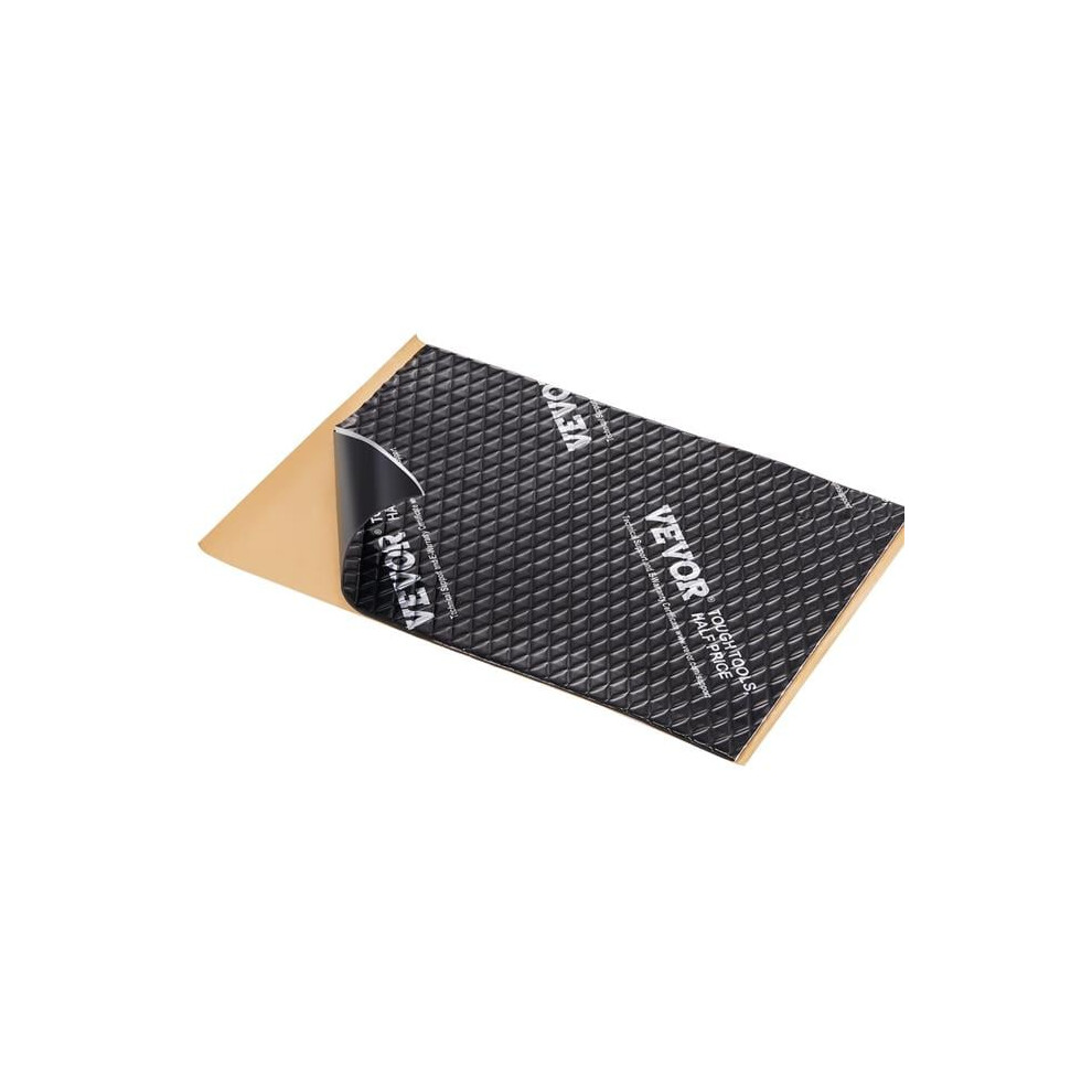 Vevor GYDPZLBDJXJ13Z292V0 80 Mil 10 sq ft. Car Sound Deadening Mat, Black