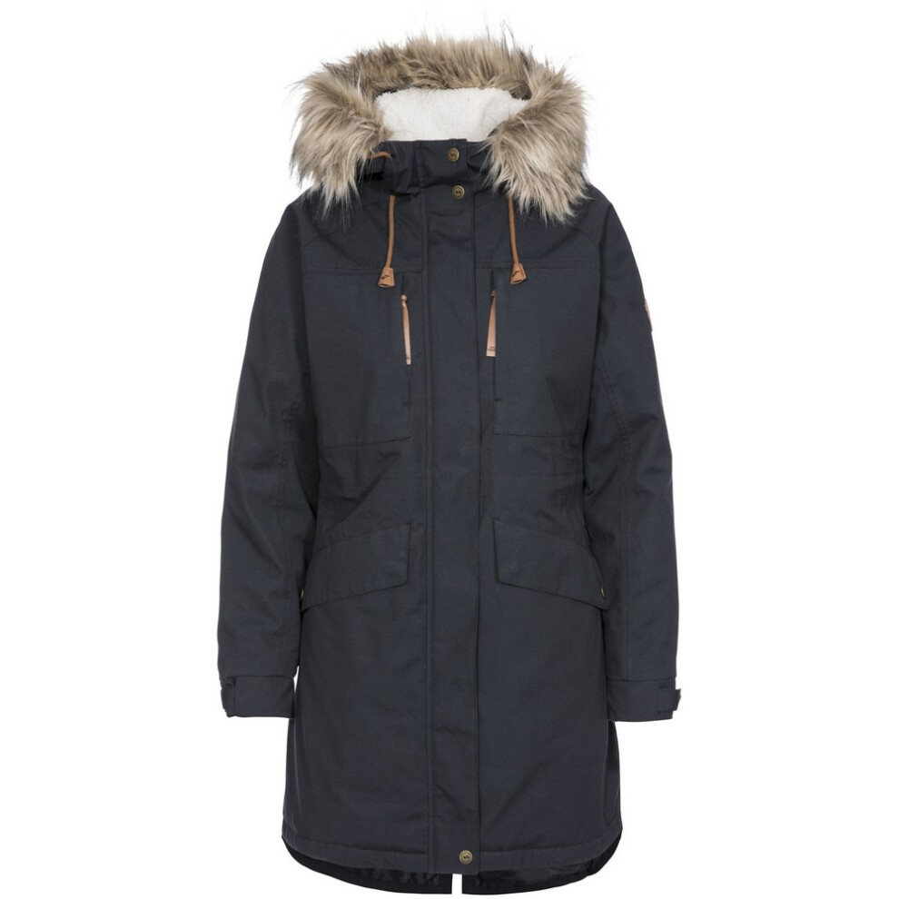 (XS, Dark Grey) Trespass Womens/Ladies Faithful Waterproof Jacket