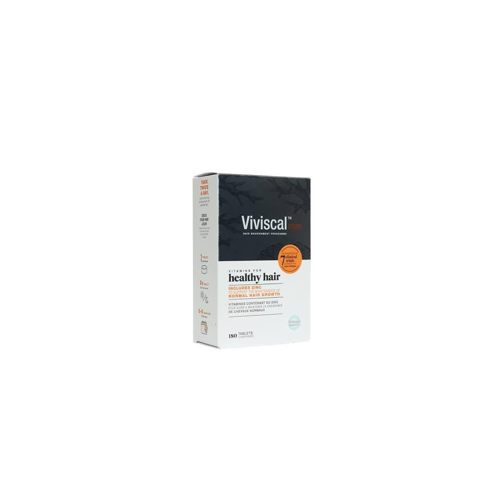 Viviscal Vitamins For Healthy hair For Support the Normal Hair Growth 180 Tablets