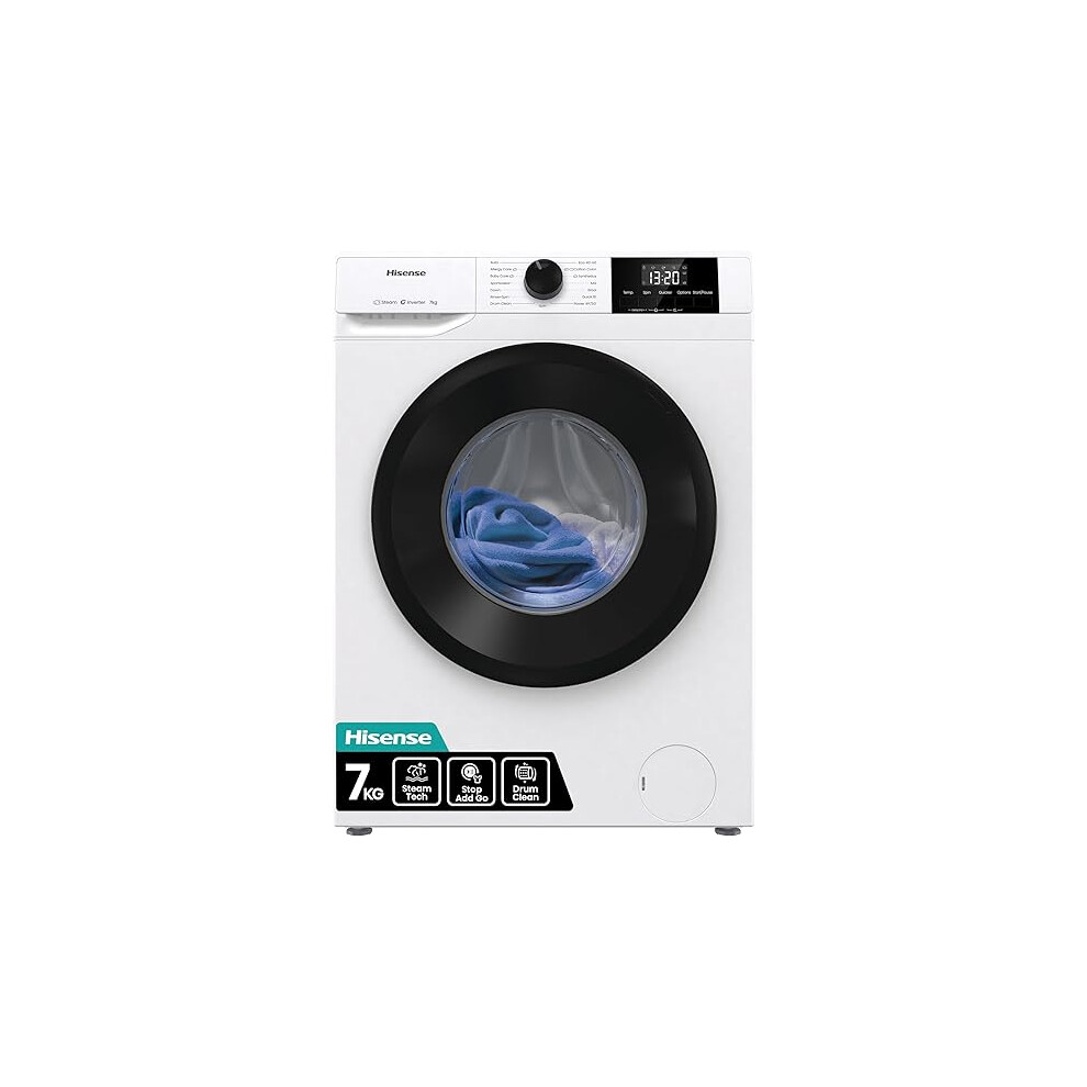 Hisense WF1G7021BW Freestanding 7 KG-Front Load Durable Inverter Washing Machine