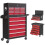 Homcom HOMCOM Rolling Tool Chest Lockable Roller Cabinet with with 14 Drawers Red 9