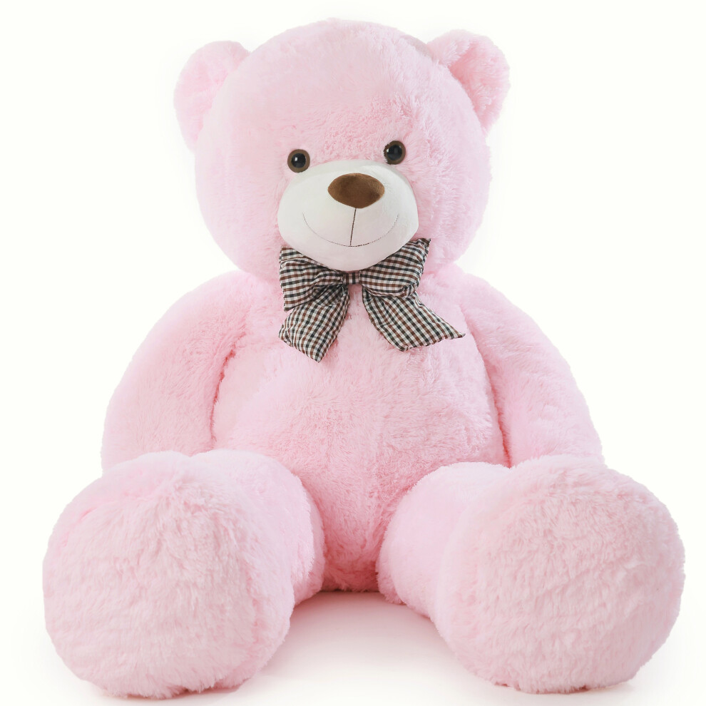Photos - Other Toys  4Ft Giant Soft Big Teddy Bear, White Cute Plush Toy For Girlfriend Women Kids For Valentine's Christmas Birth(pink, 4 Feet)