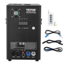 Vevor YHKZQ700W1GW5YO8OV1 6.6 - 16.4 ft. 700W Stage DJ Wedding Event Party Cold Spark Firework Machine, Black
