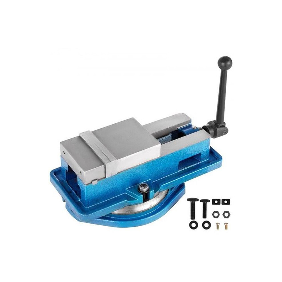 Vevor TQ4YCDXZDZJMPKQ01V0 4 in. High Precision Bench Clamp Milling Vise with Mill Vise Ductile Iron